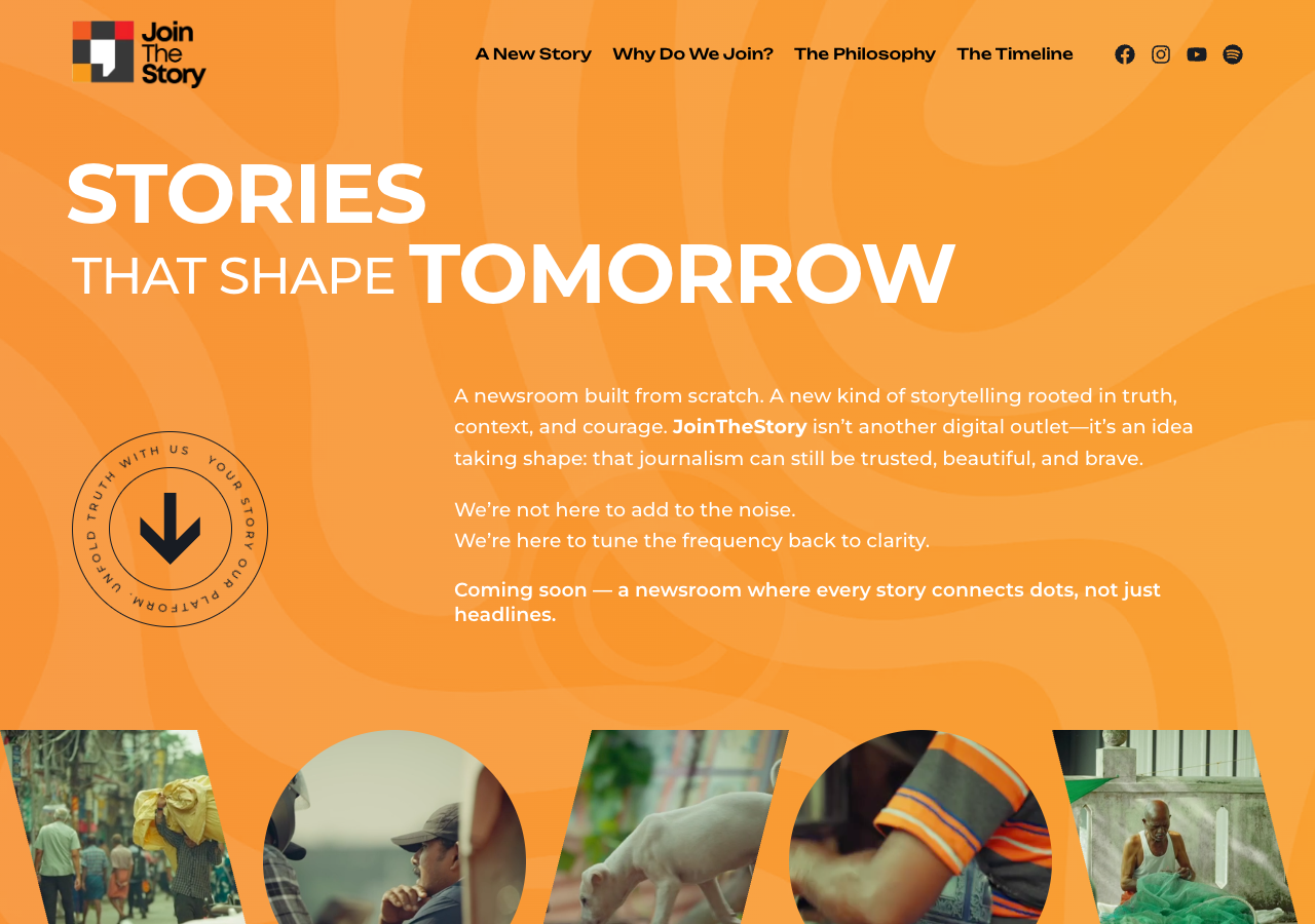 Join The Story website preview